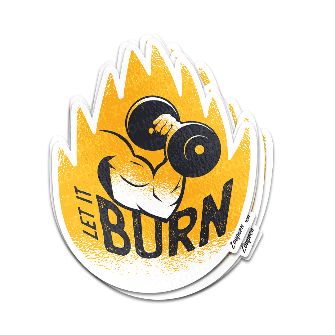 Let It Burn Sticker
