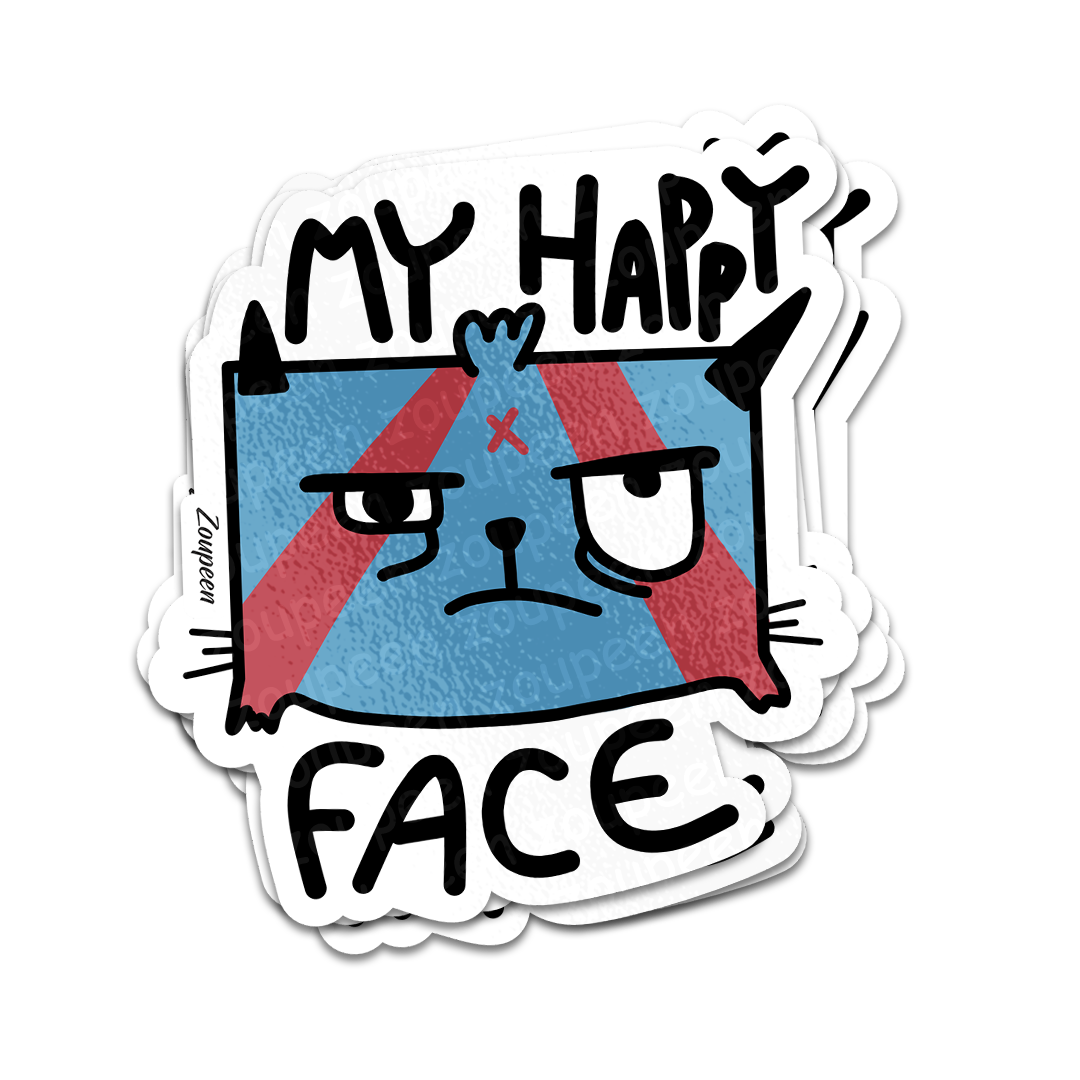 My Happy Face Sticker v2