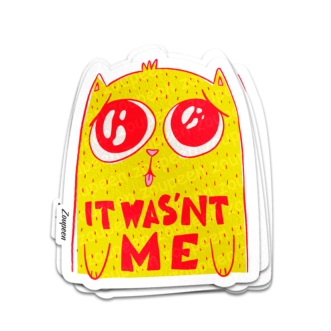 Innocent Cat Sticker