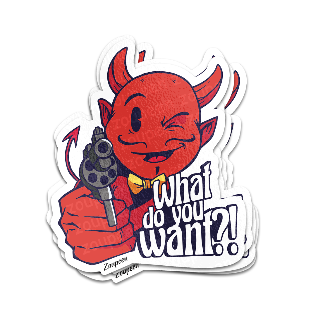 Devil's Demand Sticker
