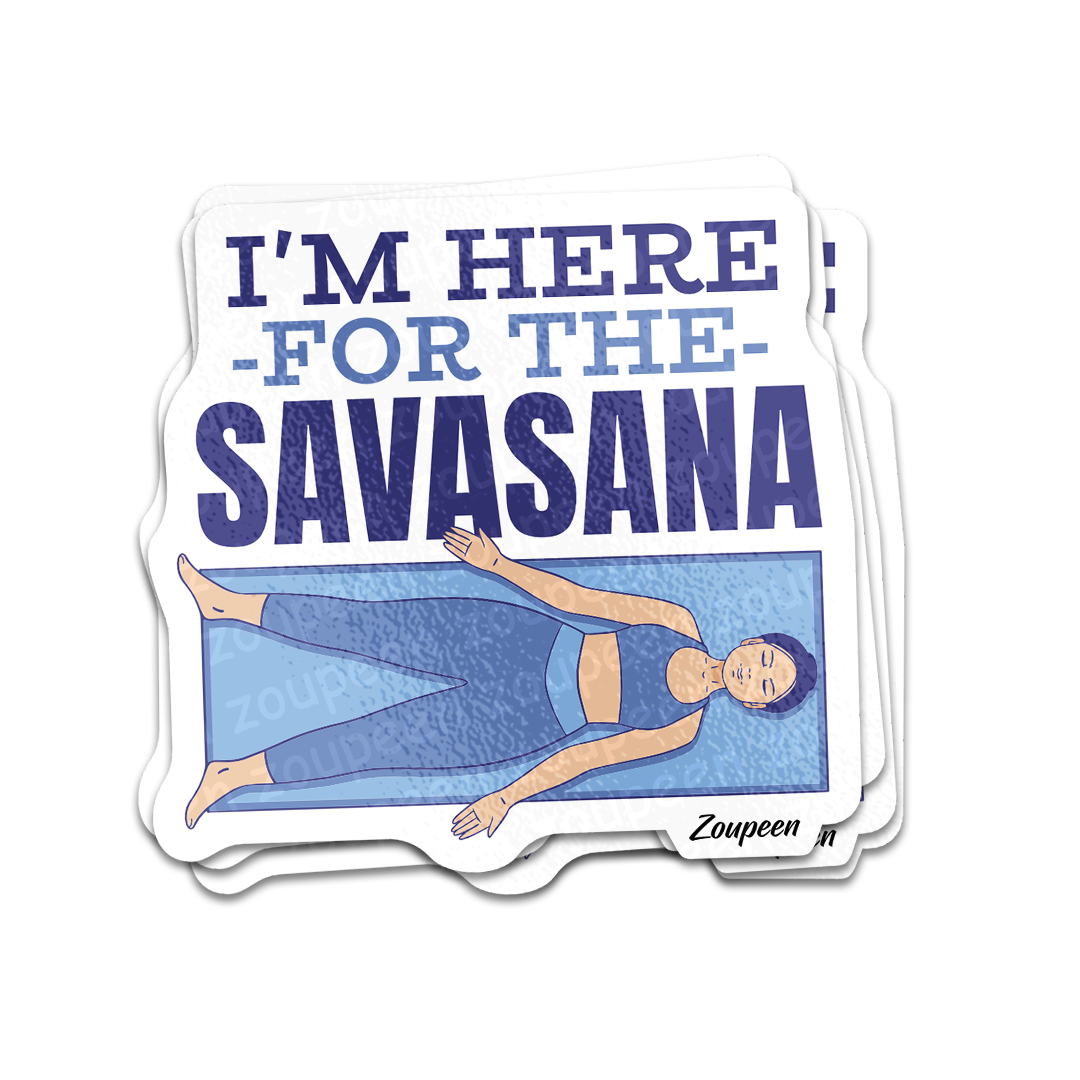 Savasana Sticker