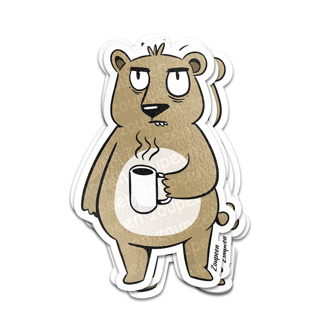 Grumpy Bear Sticker
