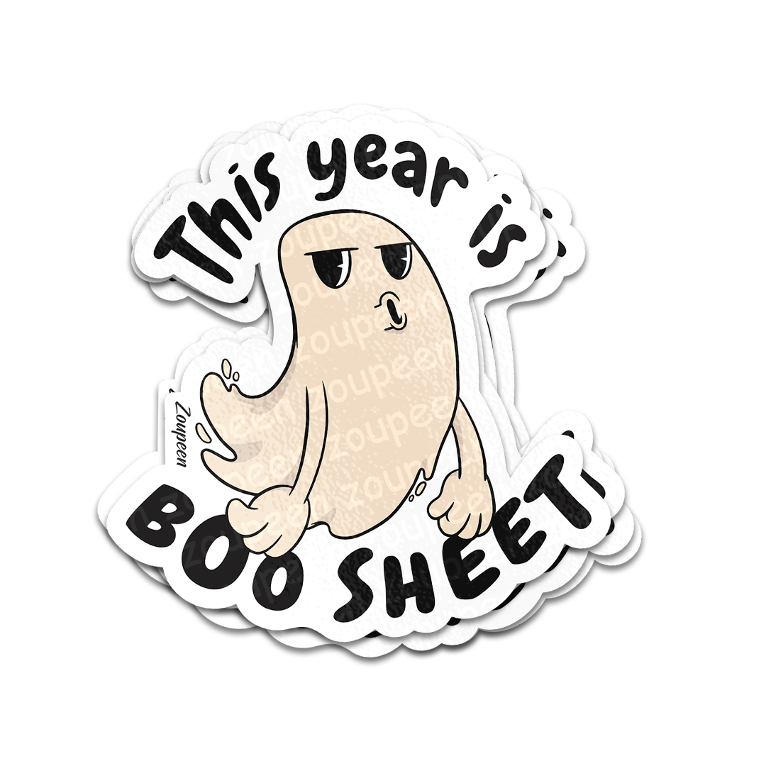 Boo Sheet Sticker