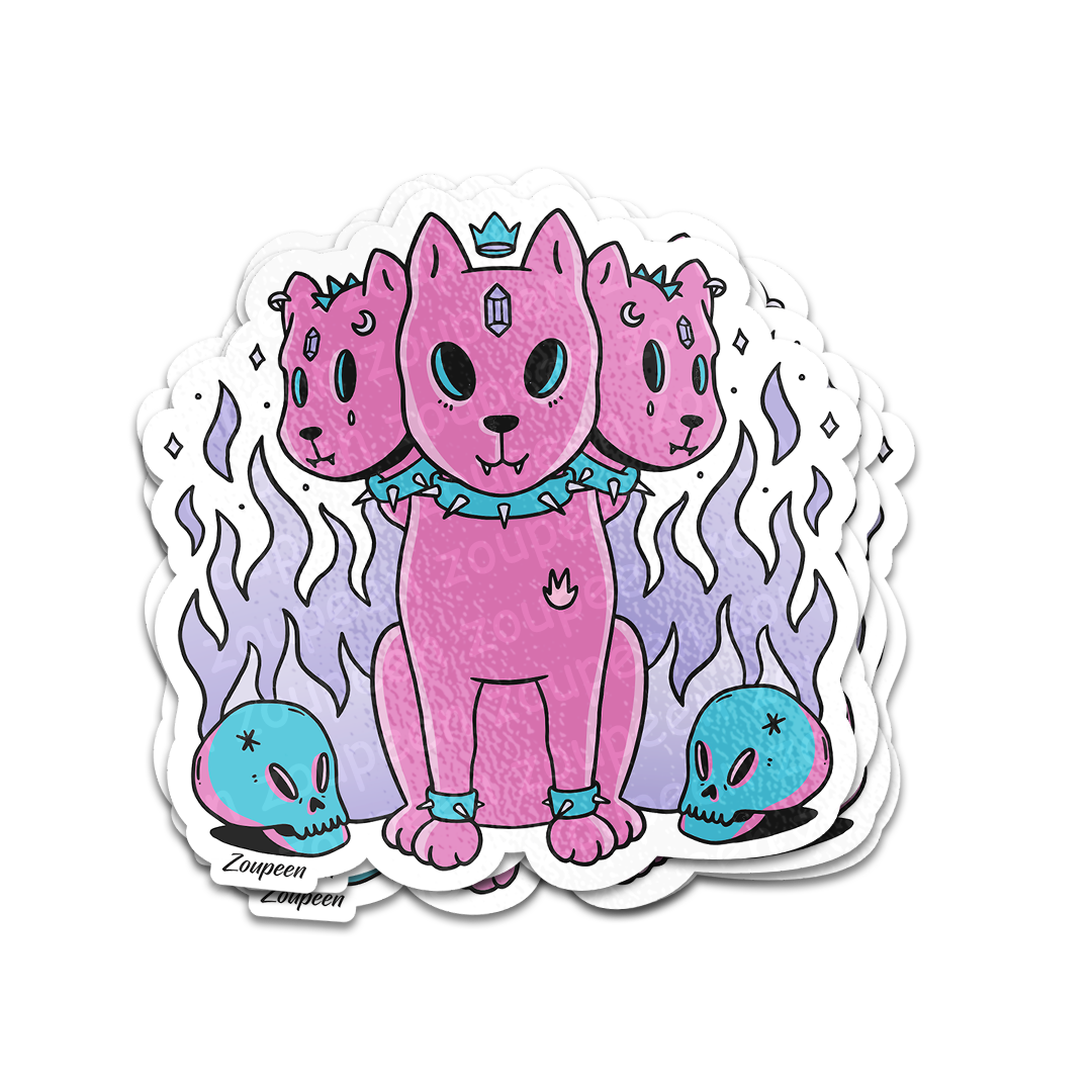 Cerberus Cutie Sticker