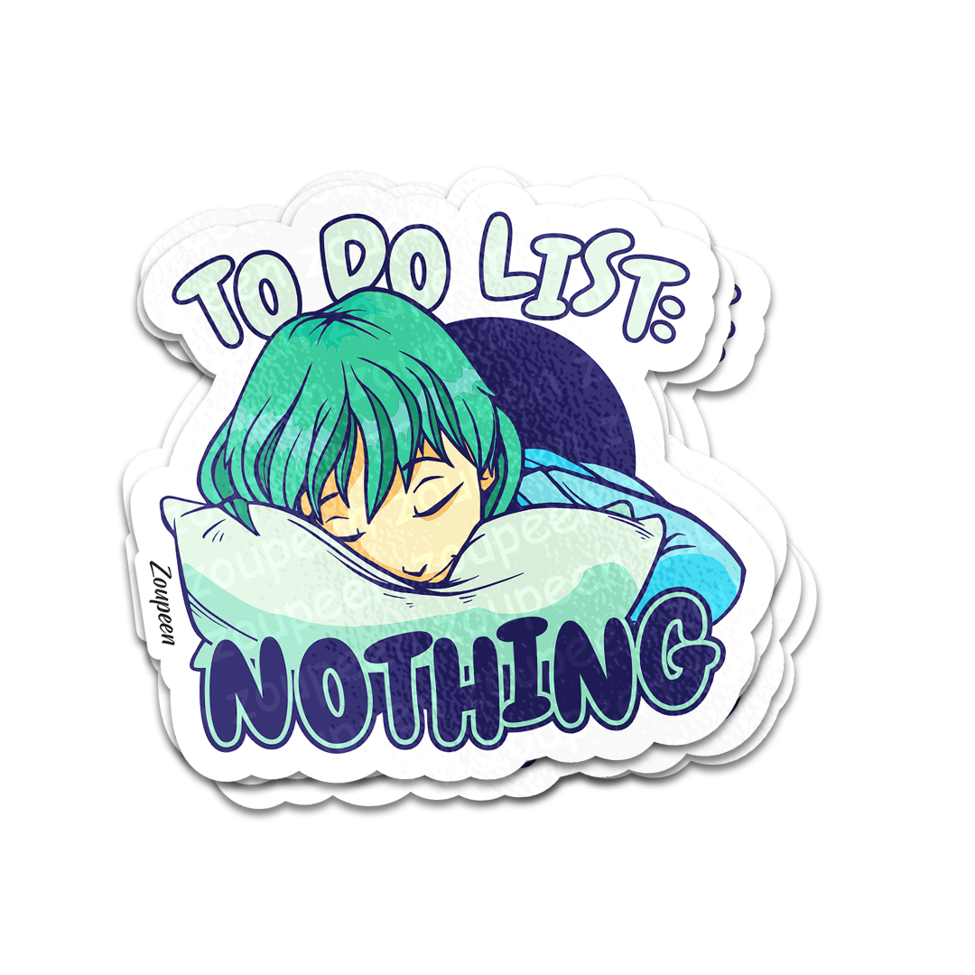 Lazy Day Sticker
