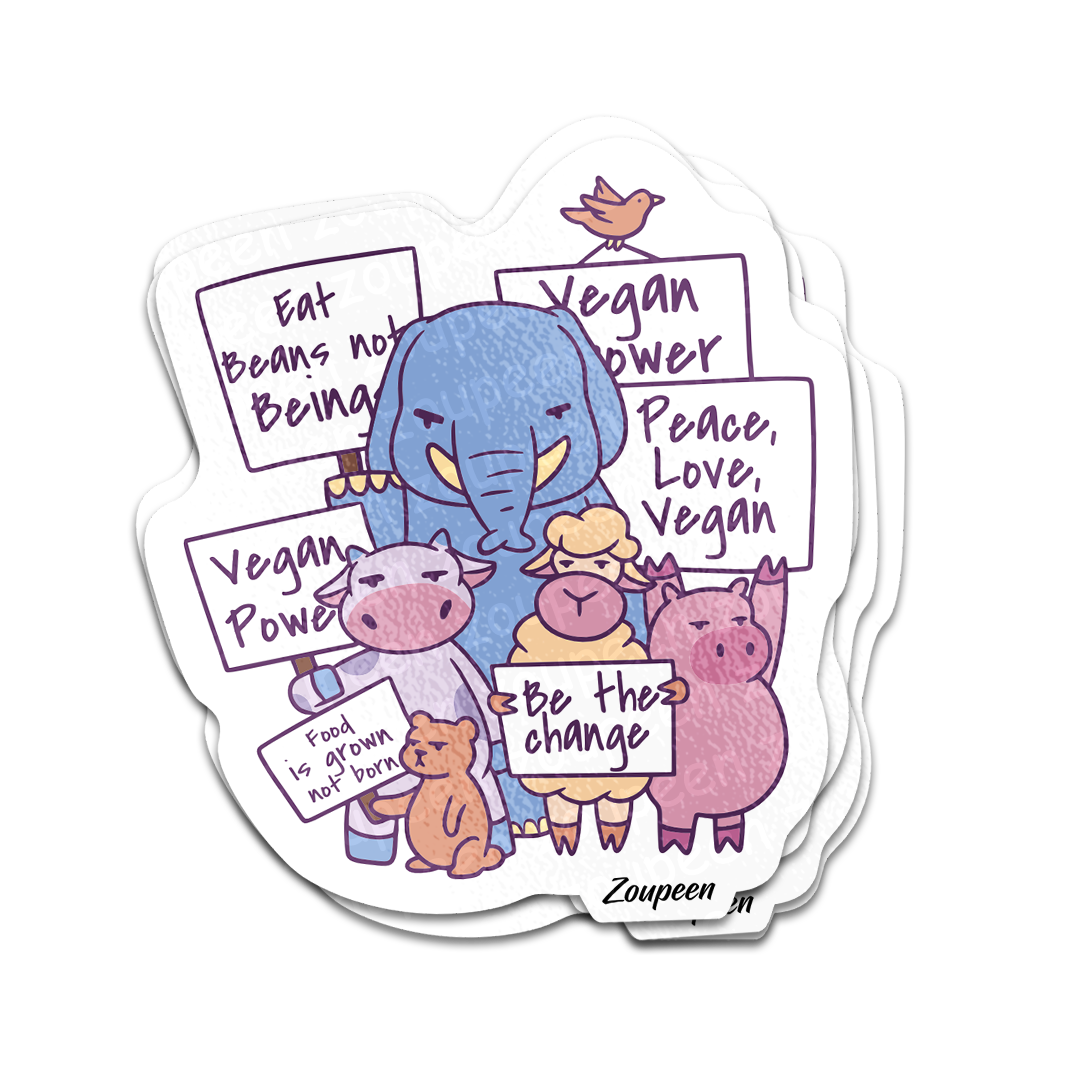 Vegan Parade Sticker