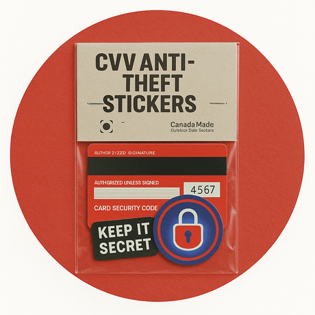 CVV Anti-Theft Stickers