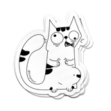 Hungry Whiskers Sticker