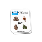 CVV Anti-Theft Stickers: Beer Set