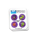 CVV Anti-Theft Stickers:  Halloween Retro Set