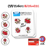 CVV Anti-Theft Stickers: Old School Se
