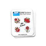 CVV Anti-Theft Stickers: Old School Se