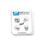 CVV Anti-Theft Stickers: Skull Set