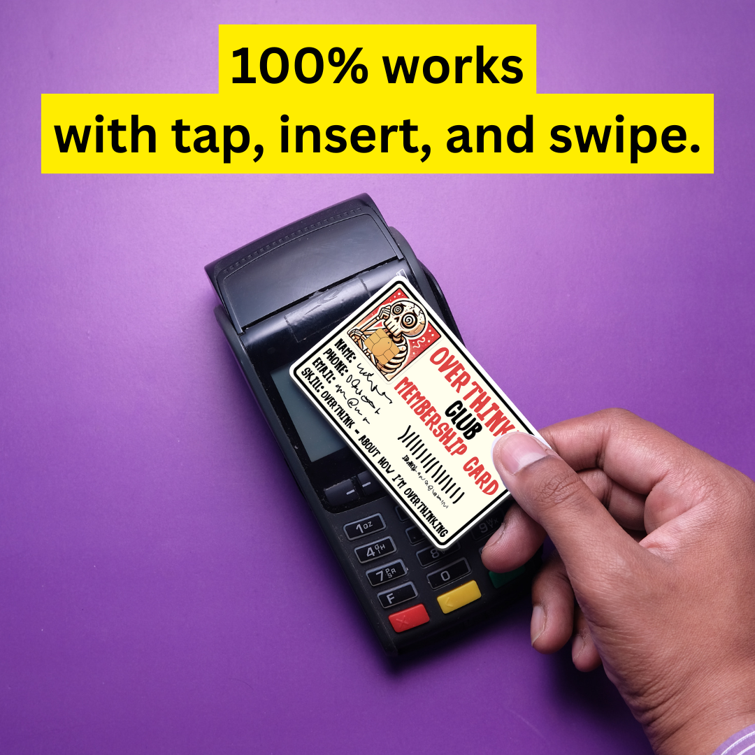 Funny Card Skins – 4 Pack of Hilarious Credit Card Stickers