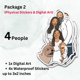 Custom Stickers: Hand-Drawn Originals