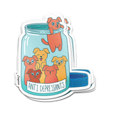 Dog Antidepressants Sticker