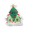 Christmas Avocados Sticker