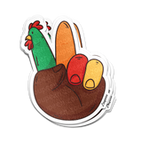 Turkey Hand Sticker