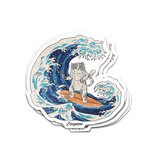 Sushi Surf Cat Sticker