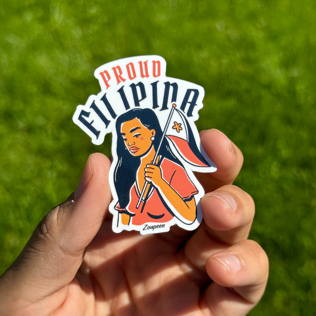 Proud Filipina Sticker