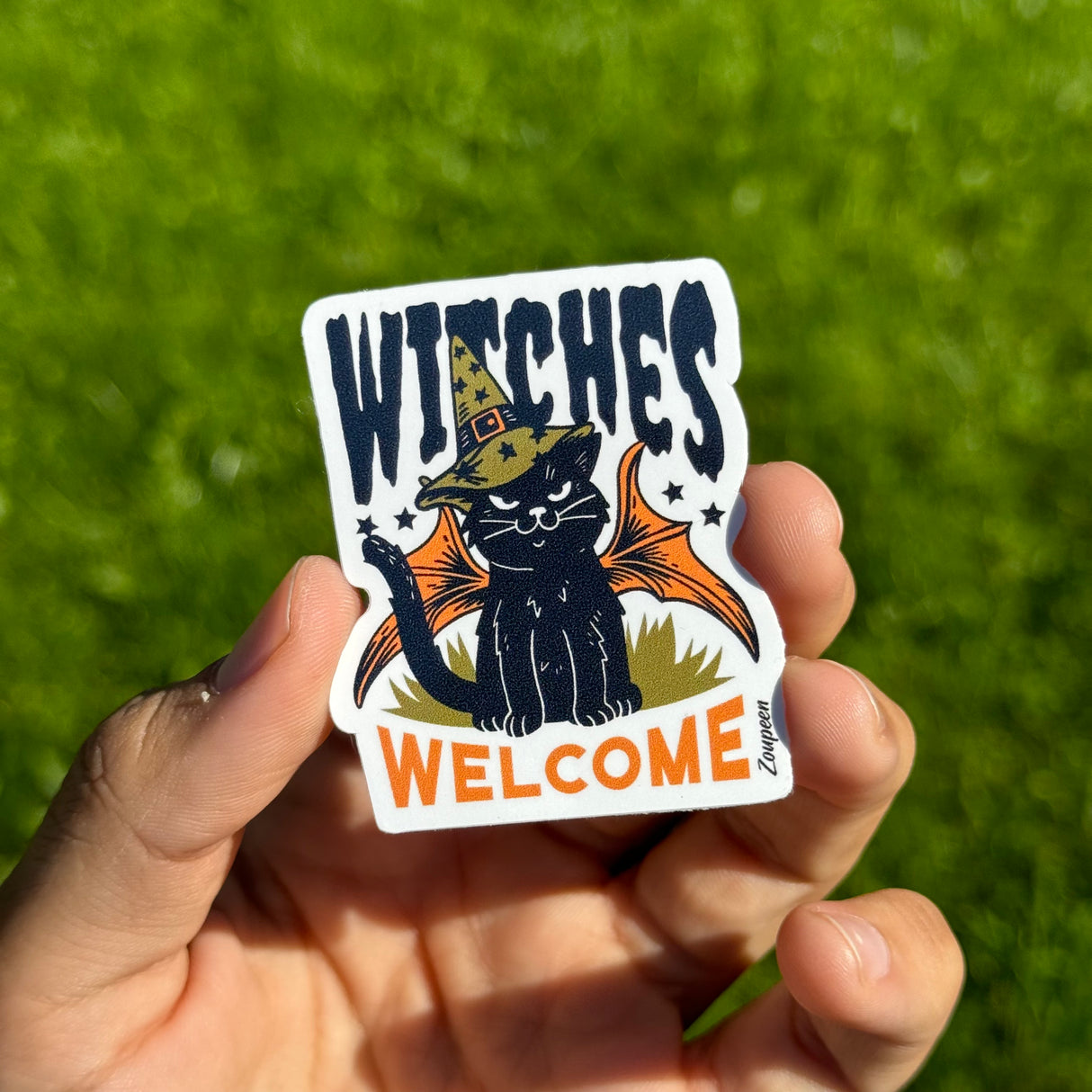 Witches Welcome Sticker