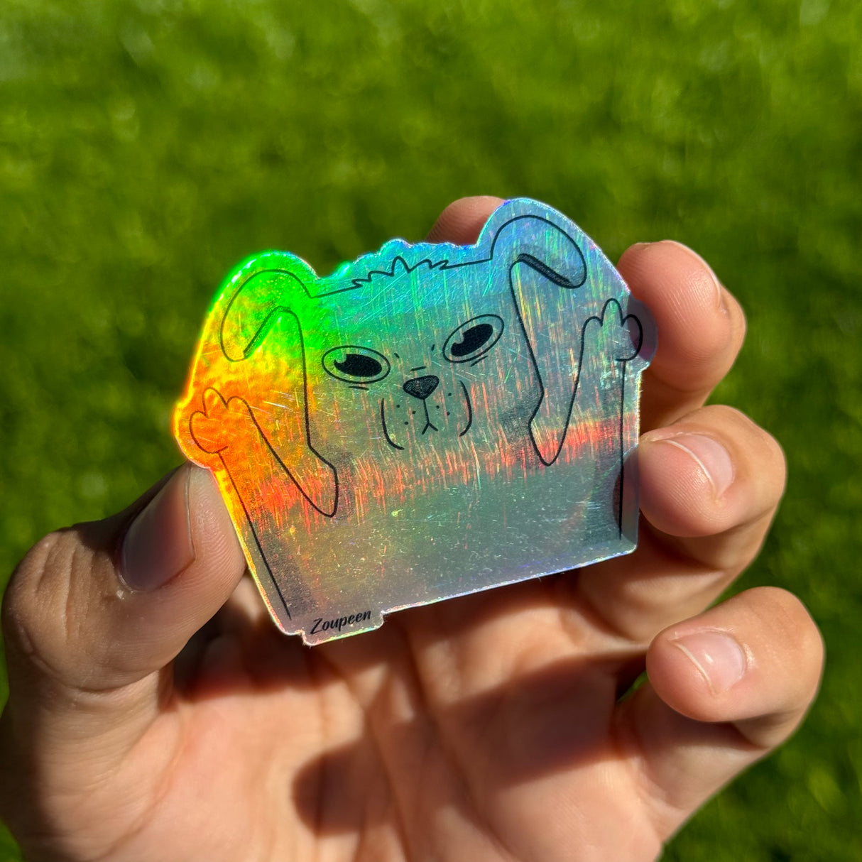 Sassy Pup Sticker