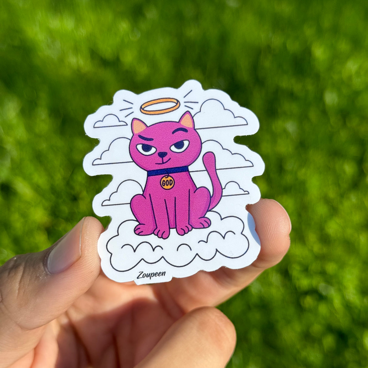 Divine Kitty Sticker