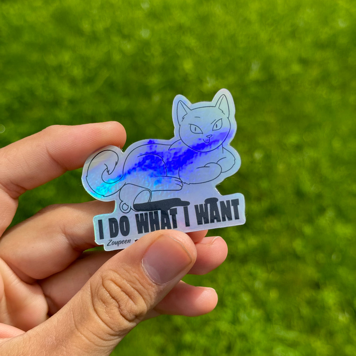 Rebel Cat Sticker