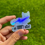 Rebel Cat Sticker