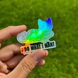 Rebel Cat Sticker