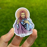 Gamer Jesus Sticker