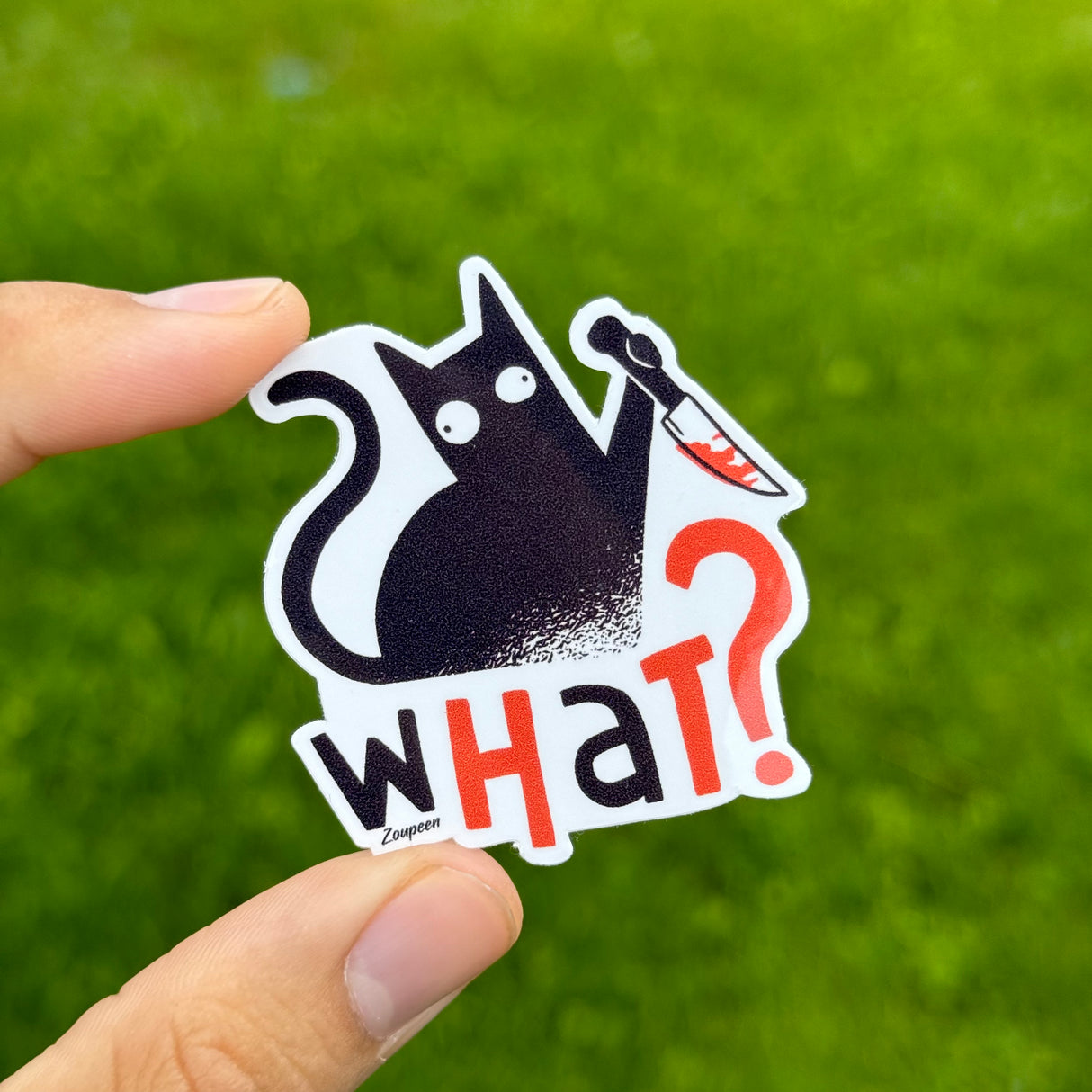 Murder Cat Sticker