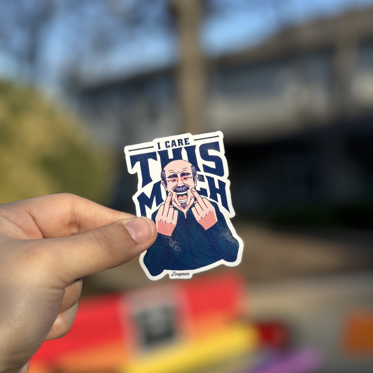 Care-Free Gesture Sticker