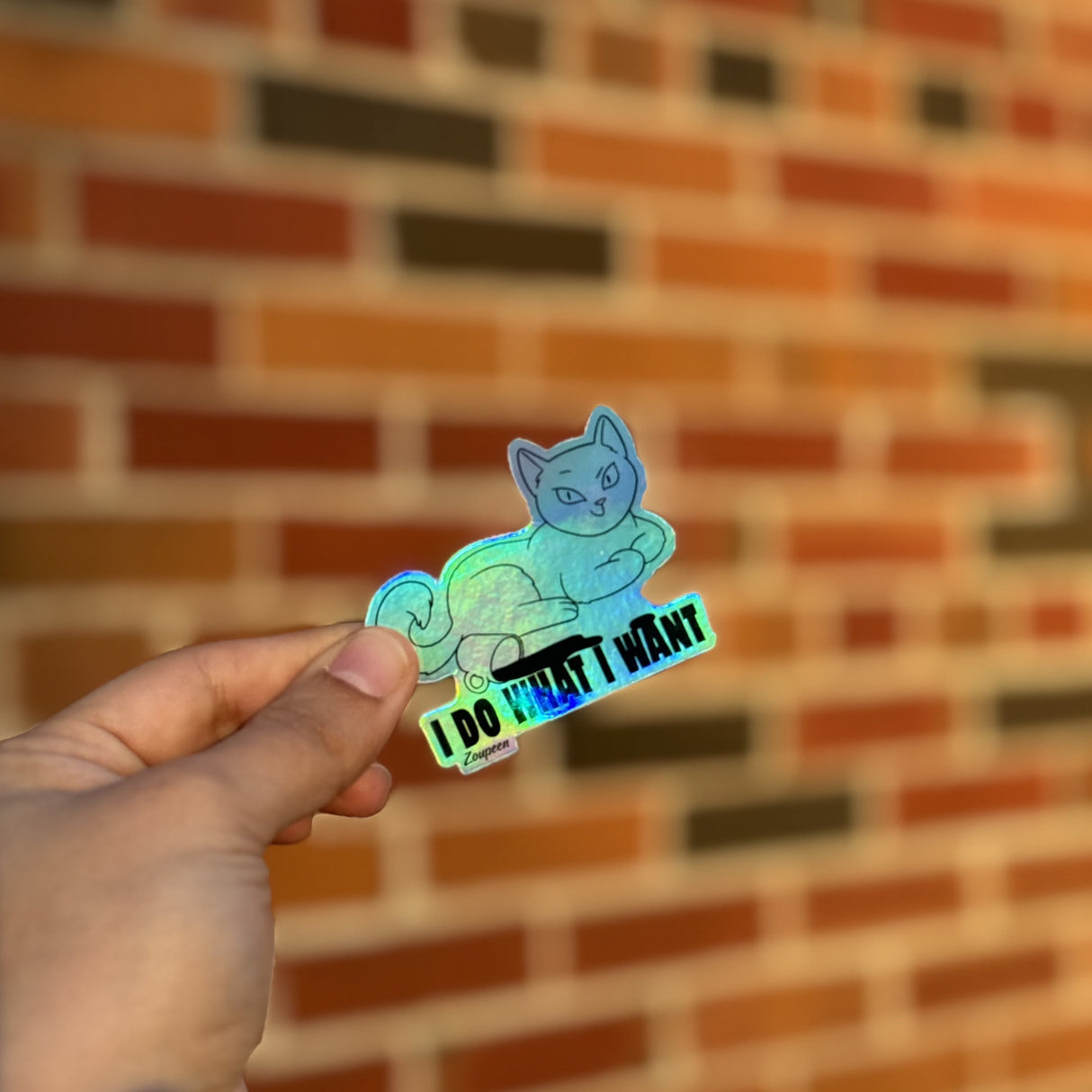 Rebel Cat Sticker