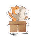 Titanic Cats Sticker