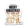 Meerkat Christmas Cheer Sticker