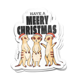 Meerkat Christmas Cheer Sticker