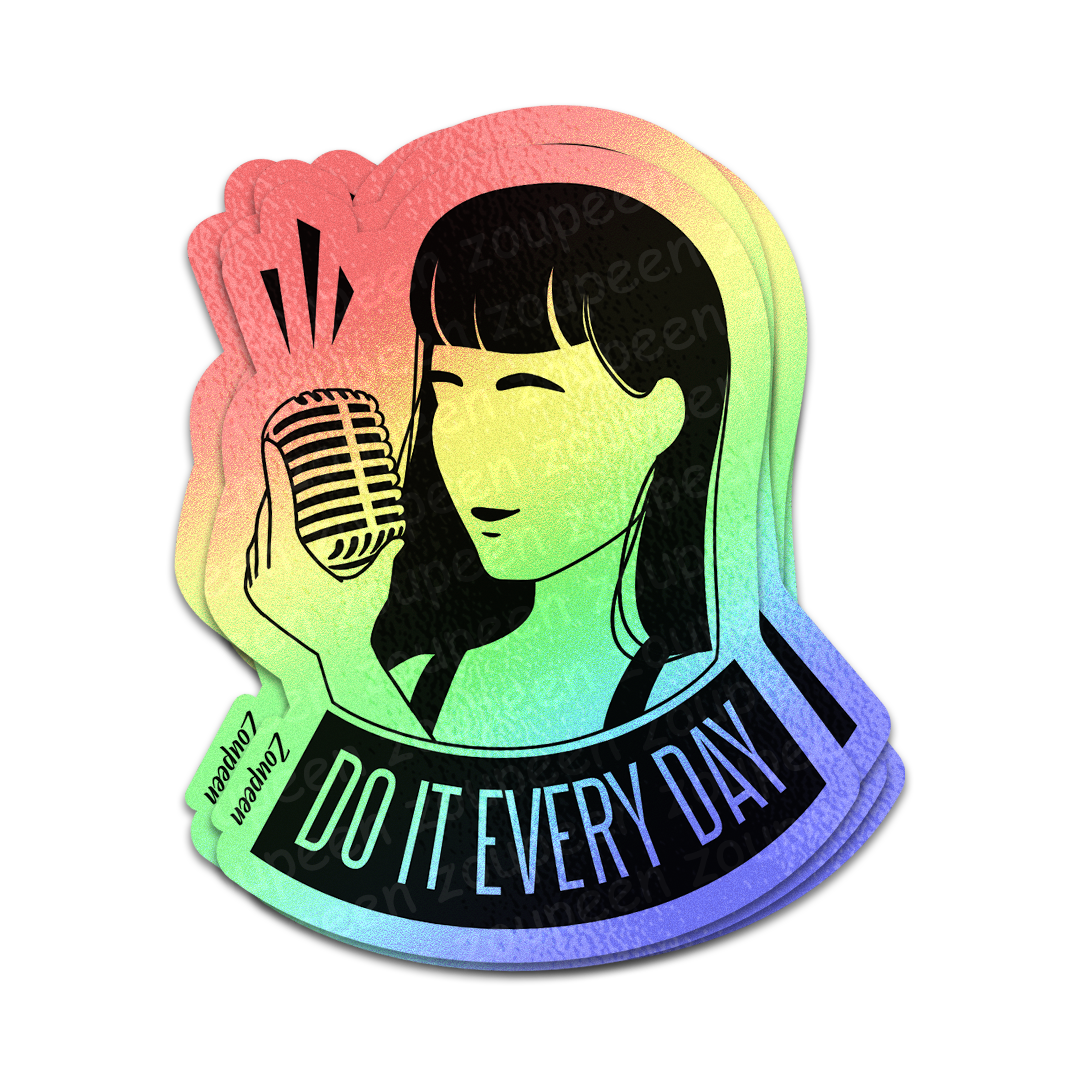 Daily Singer Sticker