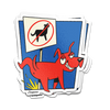 Bad Dog Sticker