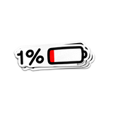 Low Battery Alert Sticker