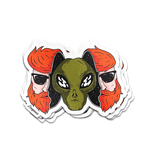 Be an Alien Sticker