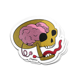 Unplugged Brain Sticker