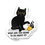Rebellious Cat Sticker