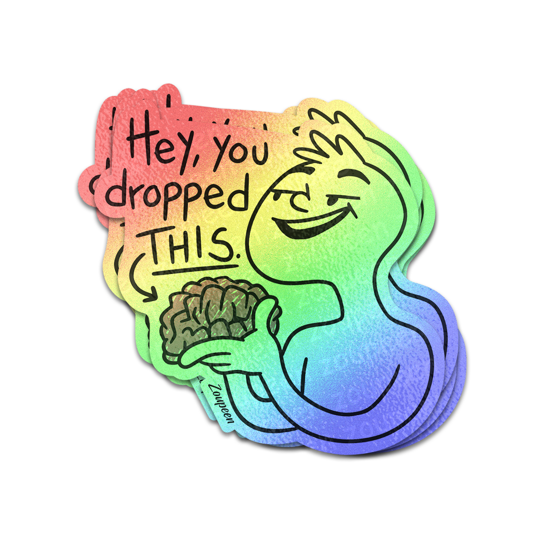 Lost Brain Sticker