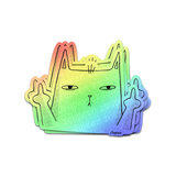 Flippin' Feline Sticker