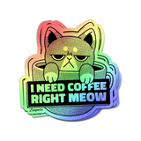 Coffee Cat Sticker