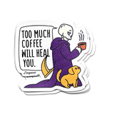 Coffee Heals Sticker