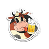 Cheers Cow Sticker