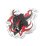 Demon Cat Fury Sticker