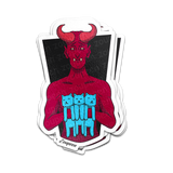 Devil’s Feline Trio Sticker
